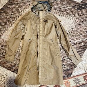 Patagonia trench style rain jacket